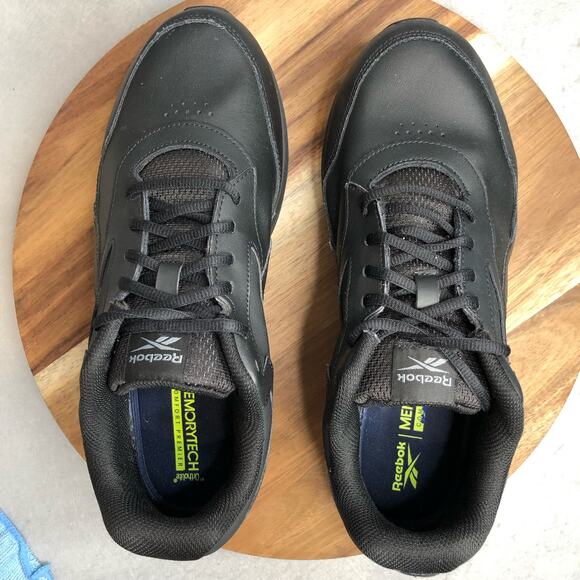 Reebok Walk Ultra 7 DMX MAX Mens Size 10 Black Leather Walking Shoe EUC - Picture 9 of 9